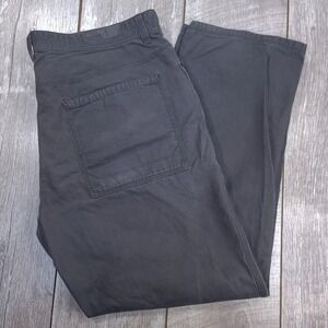 Mountain Hardwear Pants Men 38x32 Gray Cotton Canvas Outdoor Hiking Trousers